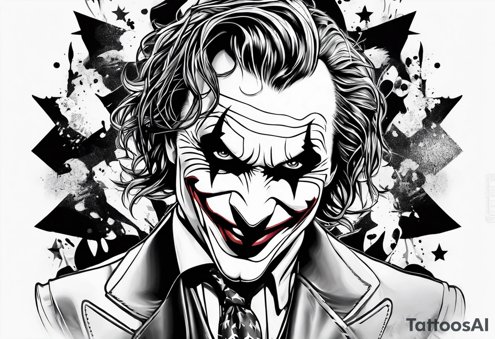 Joker kills Batman tattoo idea