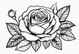 Roses and ornemental tattoo idea