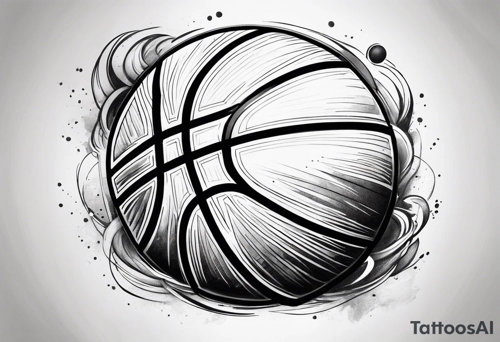 Basketball tattoo idea