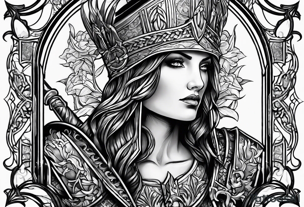 crusader tattoo idea