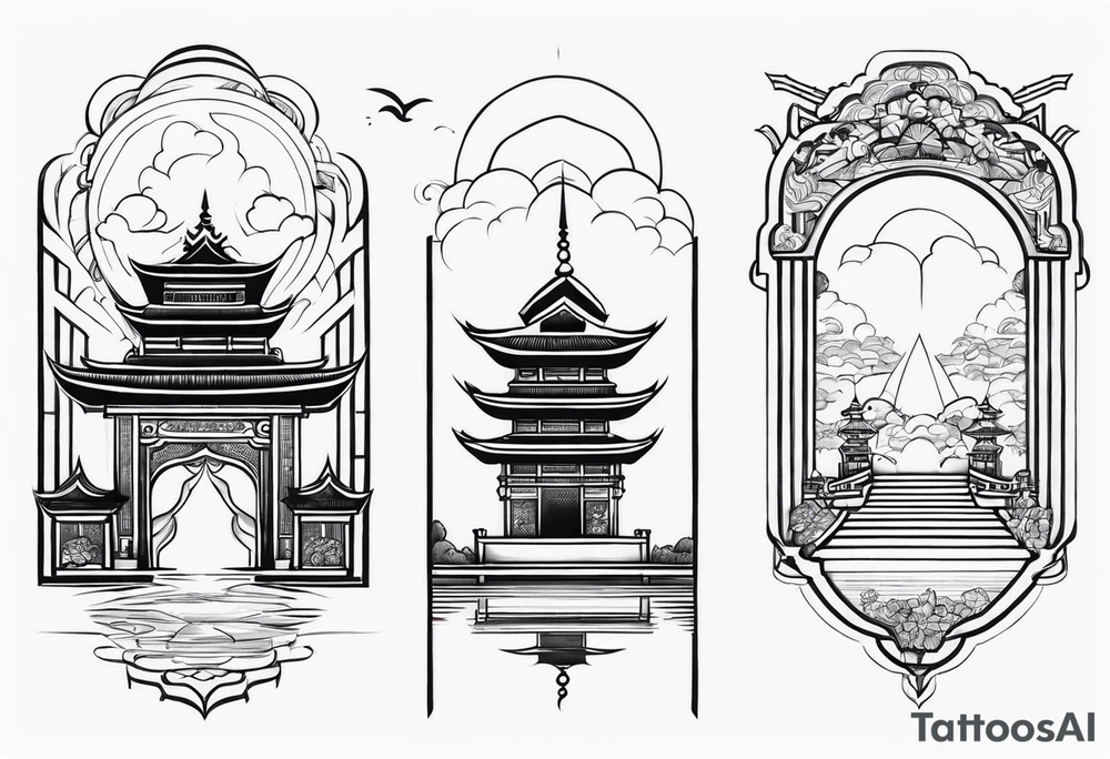 Lempuyang gates to heaven tattoo idea