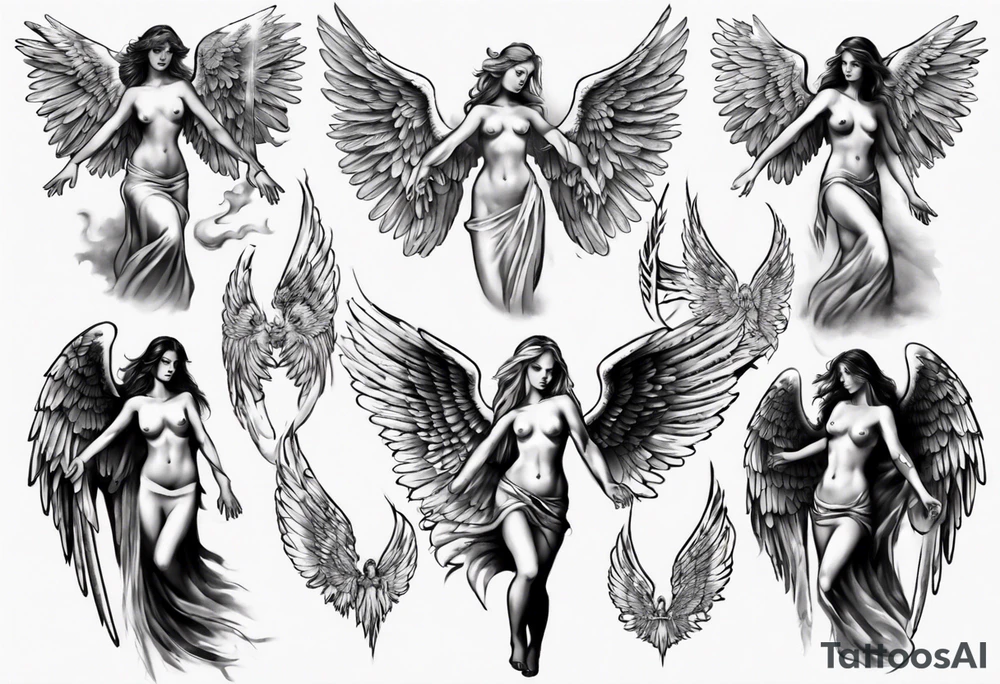 angels tattoo idea