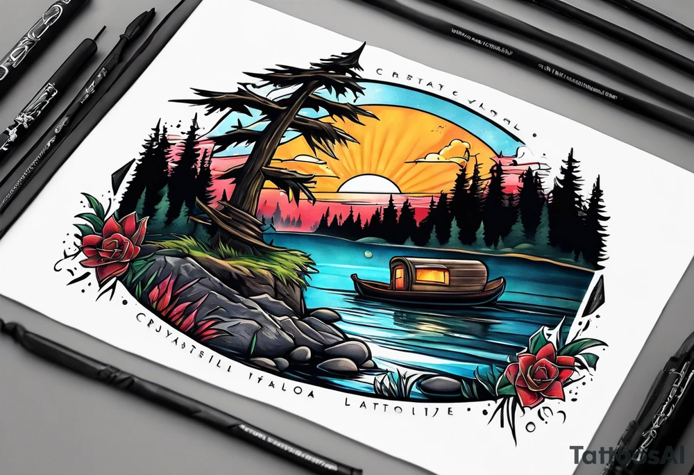 camp crystal lake tattoo idea