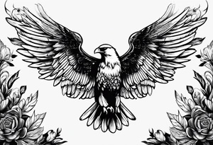 "one day, i am going to grow wings" in writing, with wings on either side tattoo idea