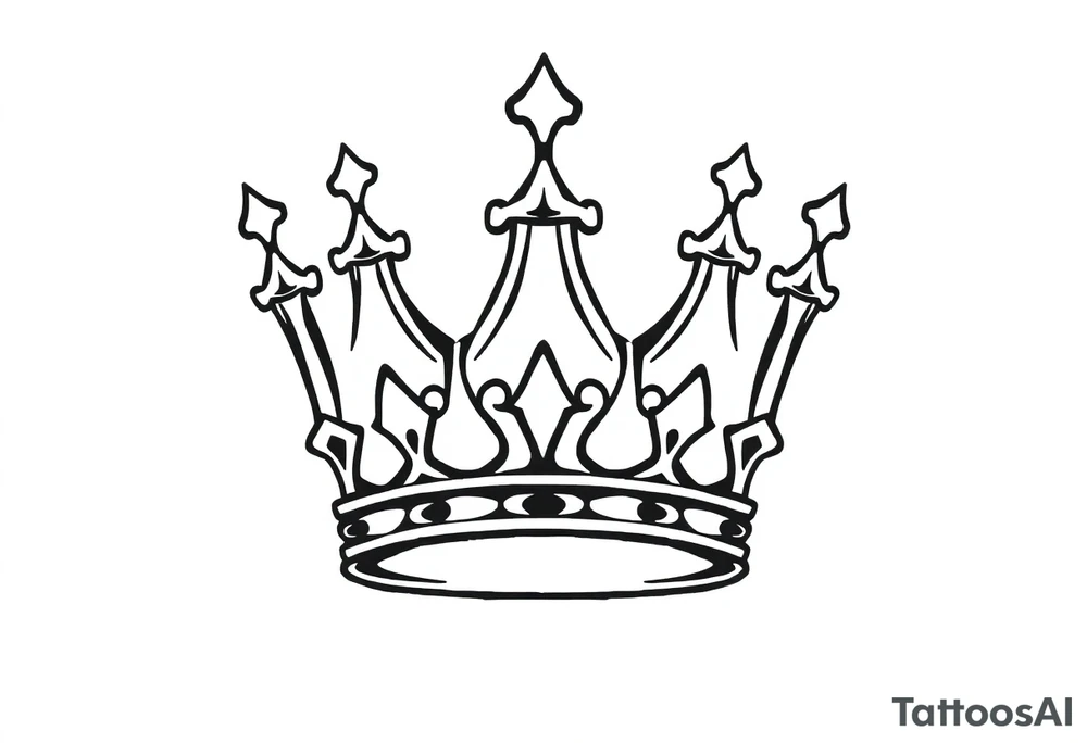 Crown tattoo idea