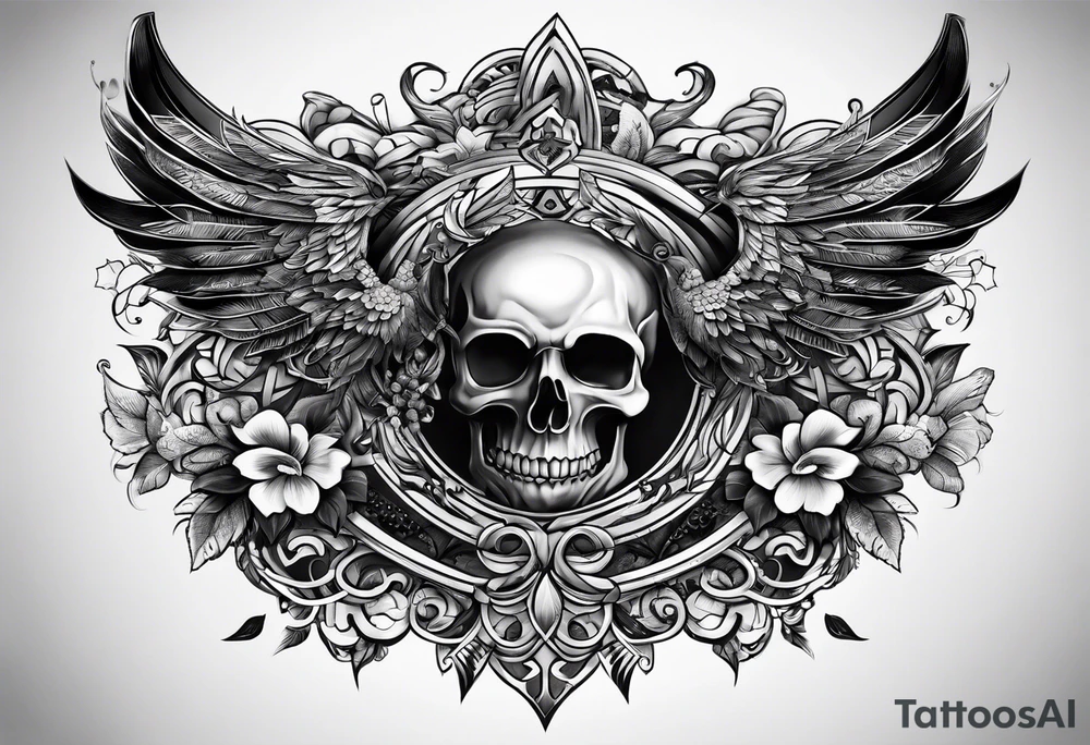 the word "good" tattoo idea