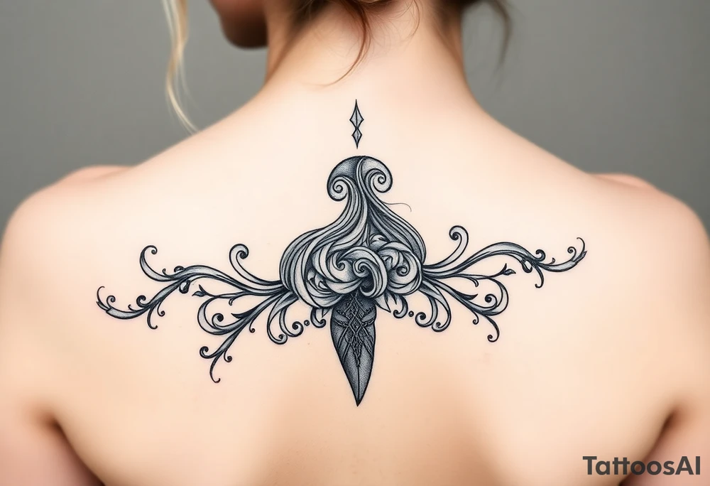 feminine warrior strength tattoo tattoo idea