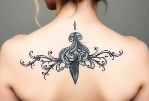 feminine warrior strength tattoo tattoo idea