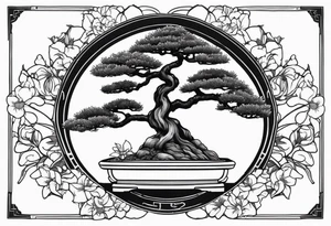 bonsai tattoo idea