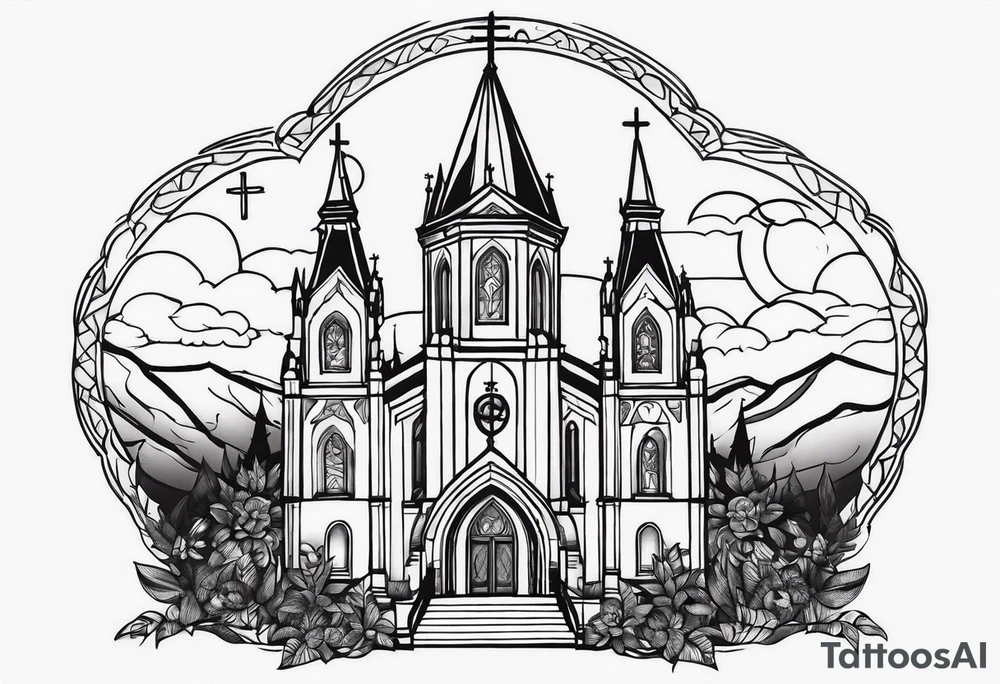 CHURCH tattoo idea