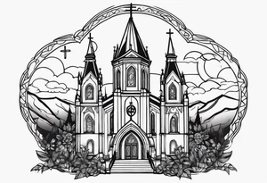 CHURCH tattoo idea