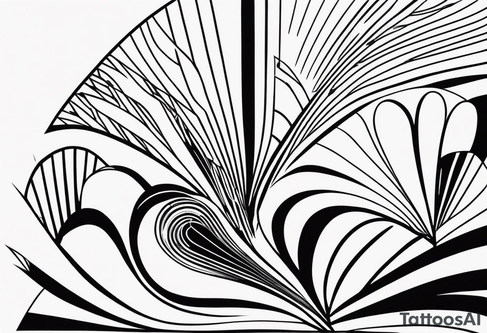 Art Deco Patterns STRIPES tattoo idea