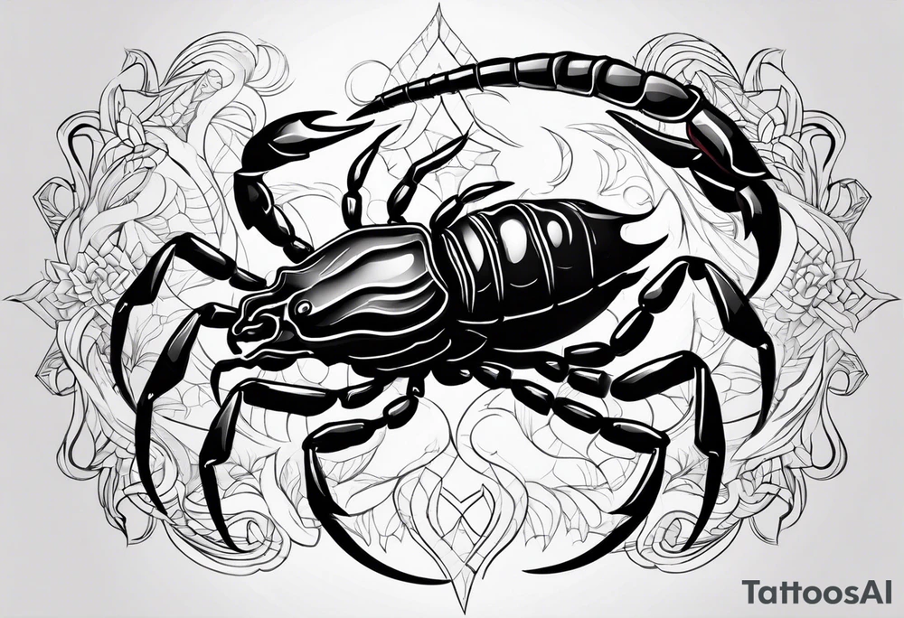 Trible scorpion tattoo idea