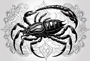Trible scorpion tattoo idea