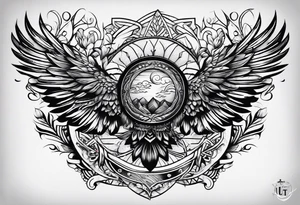 wood tattoo idea