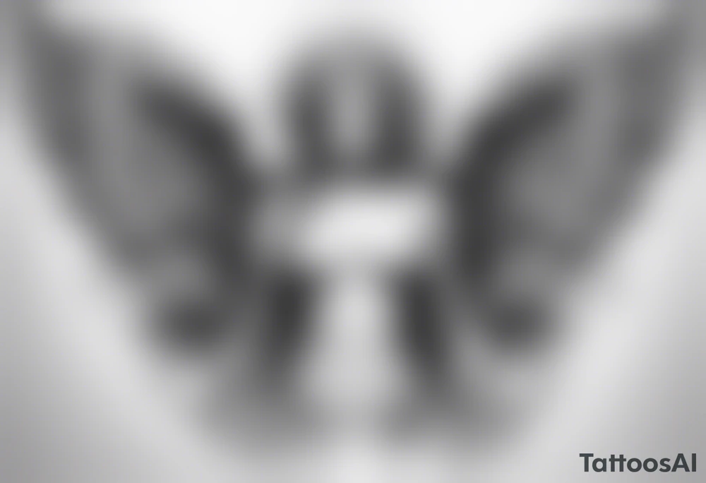 angel tattoo idea