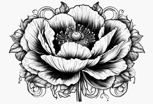 Poppy tattoo idea