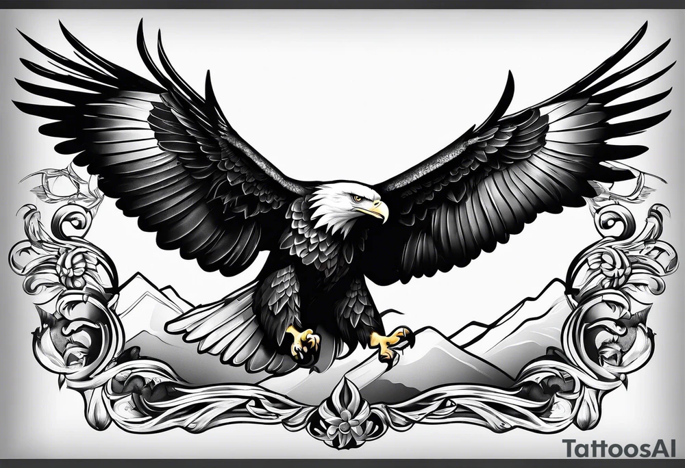 body Chest 
Eagle tattoo tattoo idea