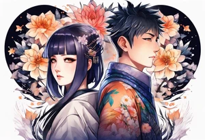 Hinata and hanabi tattoo idea