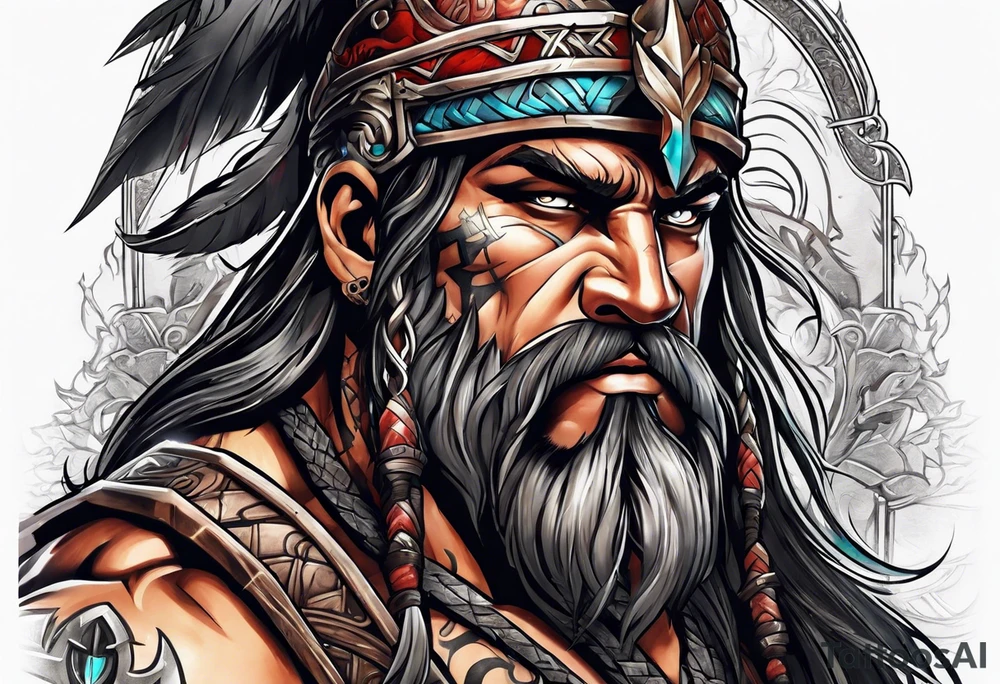 barbarian tattoo idea