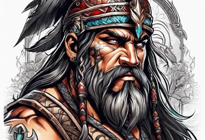 barbarian tattoo idea