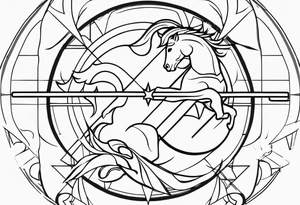 Dominic, Sagittarius, Florida tattoo idea