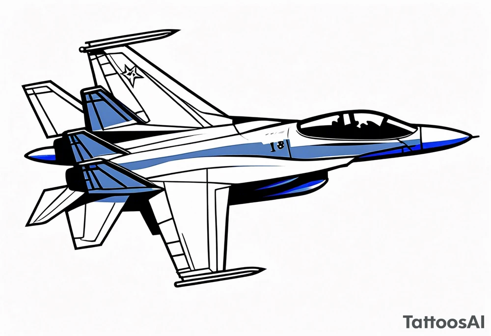 F18 Jet tattoo idea