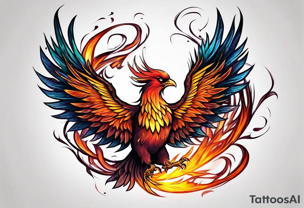 phoenix tattoo idea