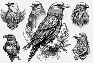 highly detailed bird, Lynyrd Skynyrd 
free from birdcage tattoo idea