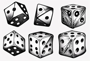double dice tattoo idea