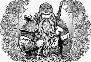 Kendra and Bubba, Viking Norse mythology tattoo idea