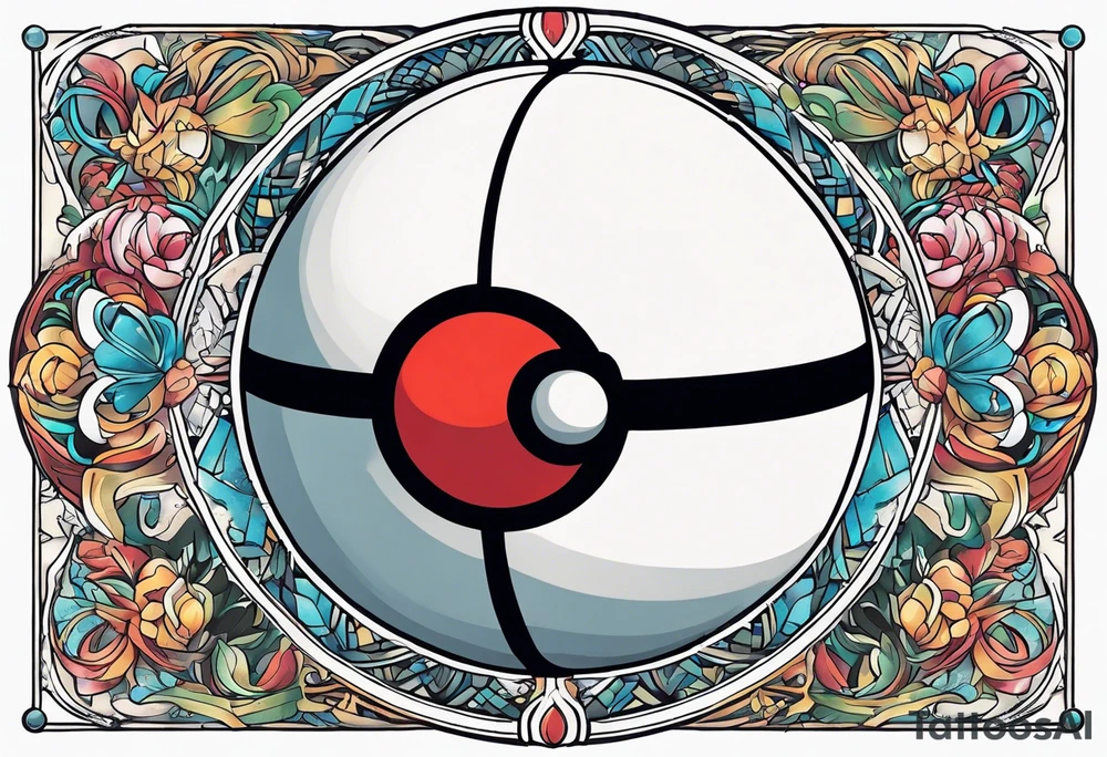 simple pokeball tattoo tattoo idea