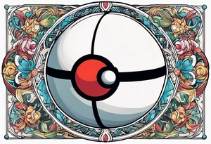 simple pokeball tattoo tattoo idea