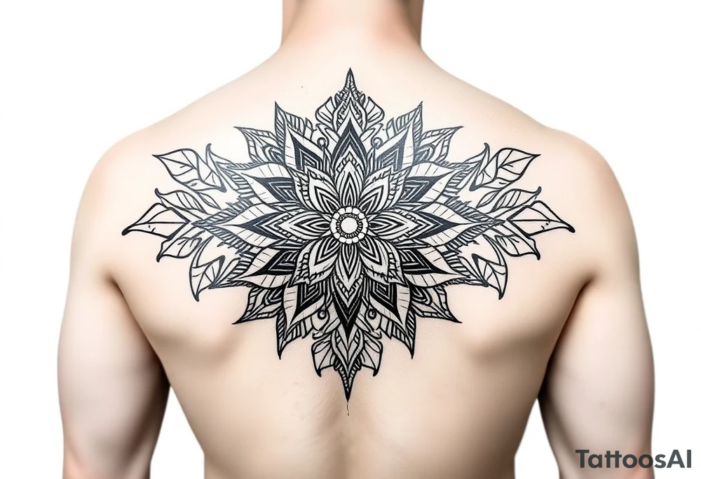 mandala tyylinen tatuointi käsivarteen tattoo idea