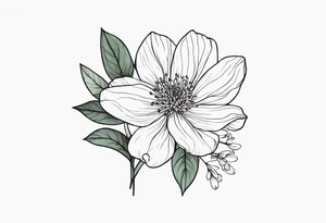 March birth flower tattoo idea
