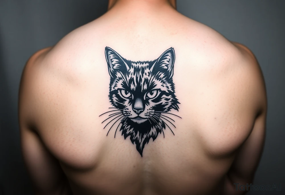 Black Cat tattoo idea