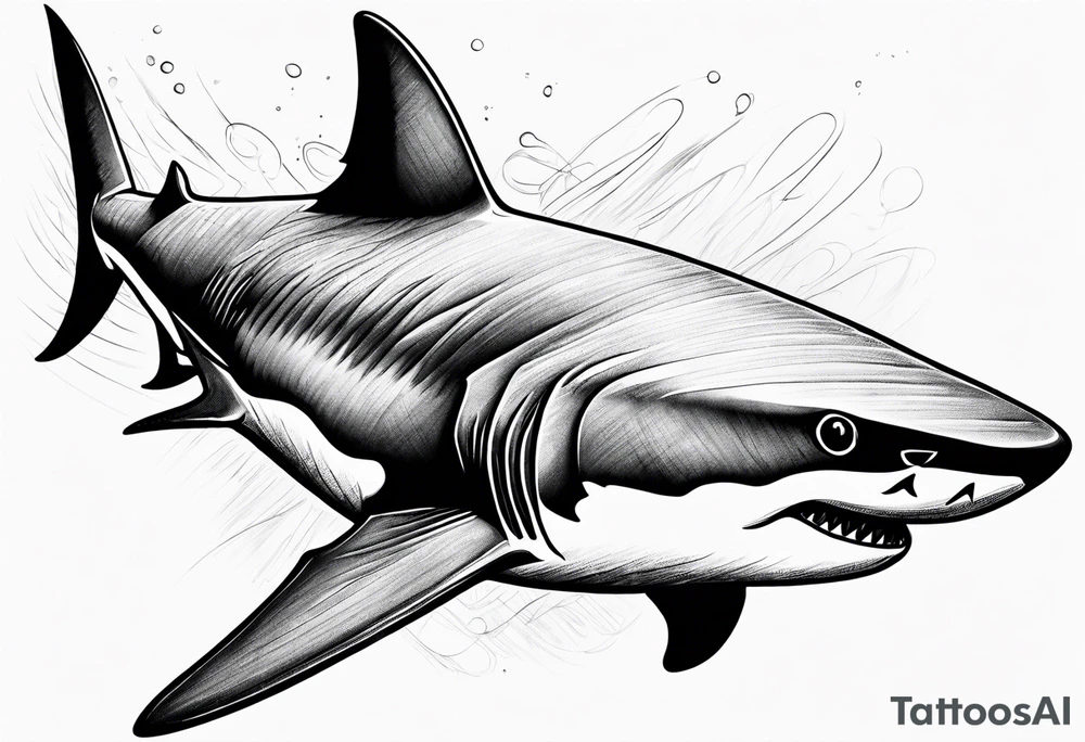 Shark tattoo idea