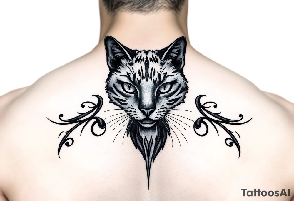 Black Cat tattoo idea