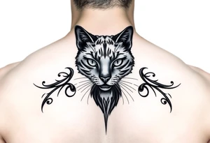 Black Cat tattoo idea