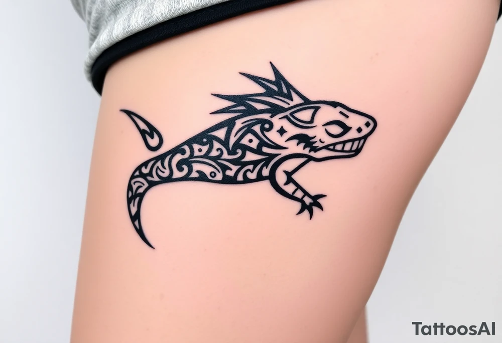 axolotl tattoo idea