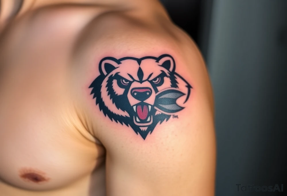 University of Northern Colorado bear mascot tattoo idea