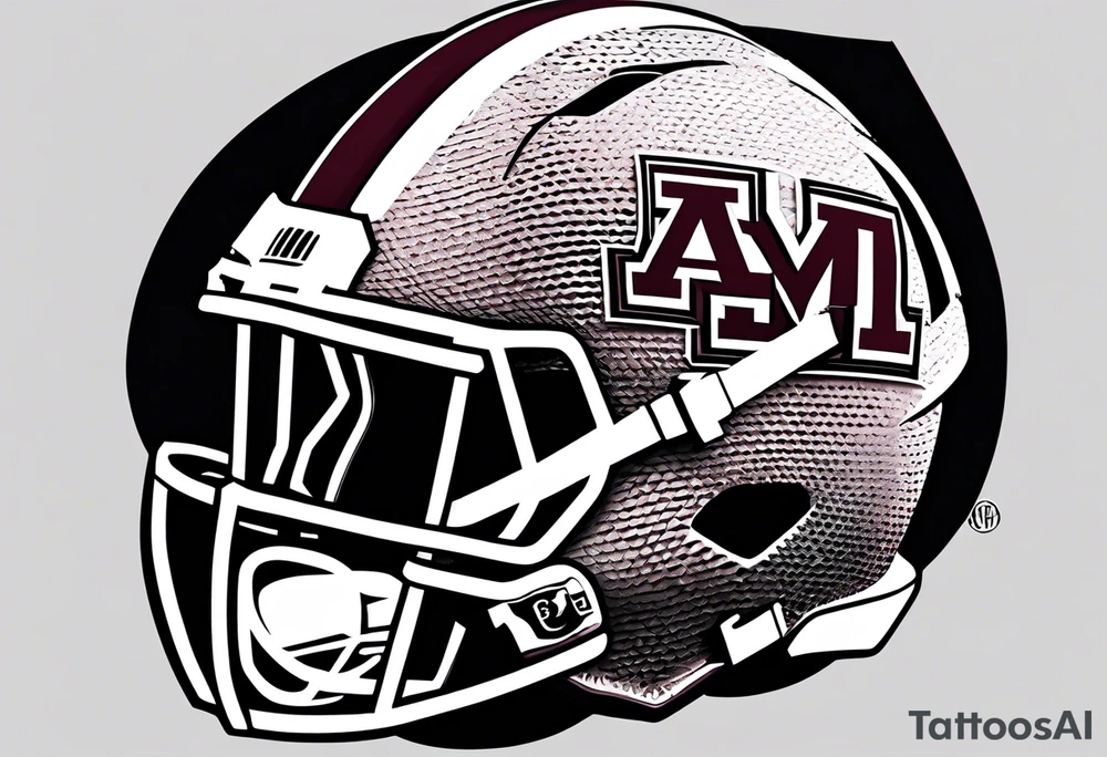 A&M aggies football tattoo idea