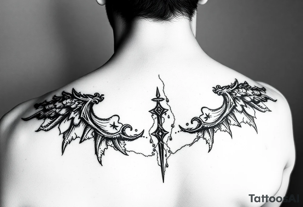 nostalgia sad alone tattoo idea