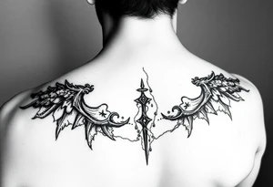 nostalgia sad alone tattoo idea