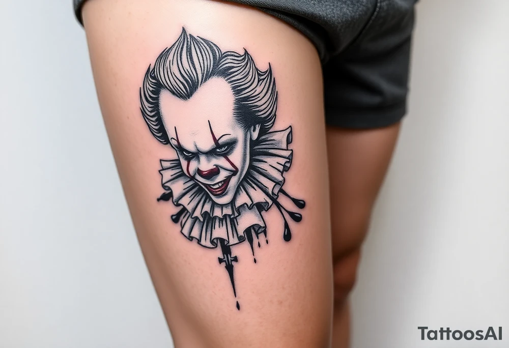 Pennywise and Jason tattoo idea