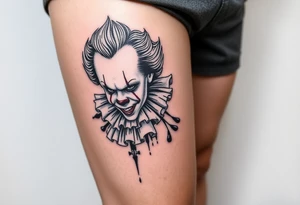 Pennywise and Jason tattoo idea