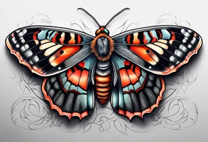 Cecropia moth tattoo idea