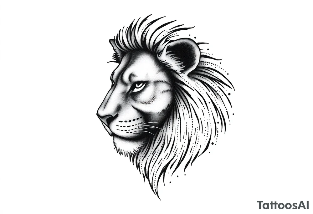 lion tattoo idea