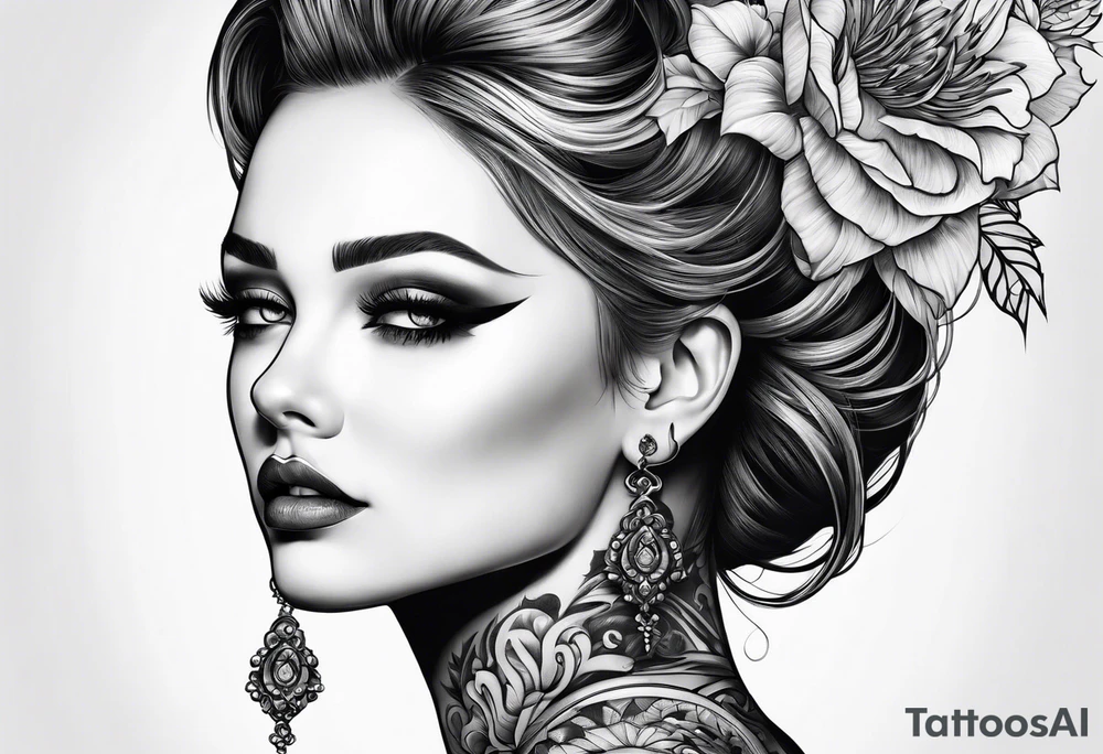 gothic tattoo tattoo idea