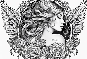 dOVE ANGEL tattoo idea